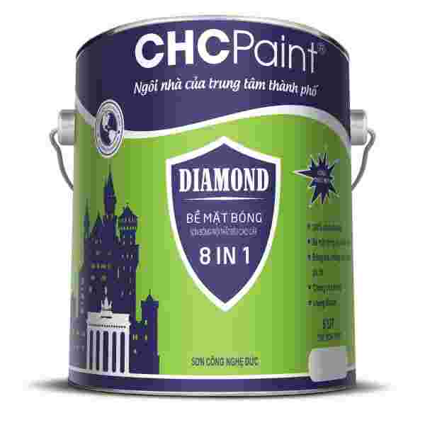 SƠN BÓNG NỘI THẤT 8IN1 CHC SIÊU CAO CẤP 5 LÍT